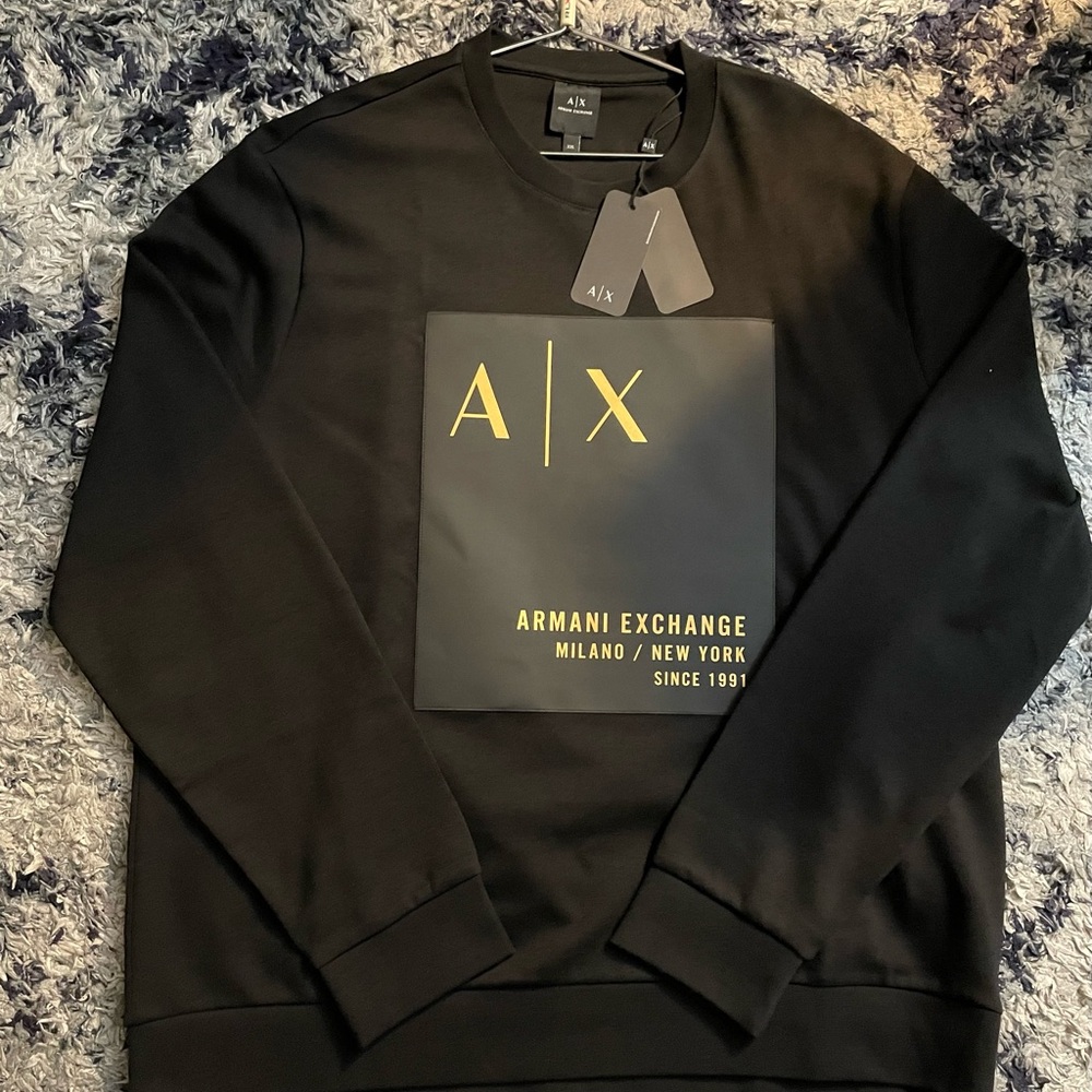 Armani Exchange Black Sweater